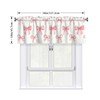 Vodbne Bow Valances, Rod Pocket Valance Curtains 52 x 18in,