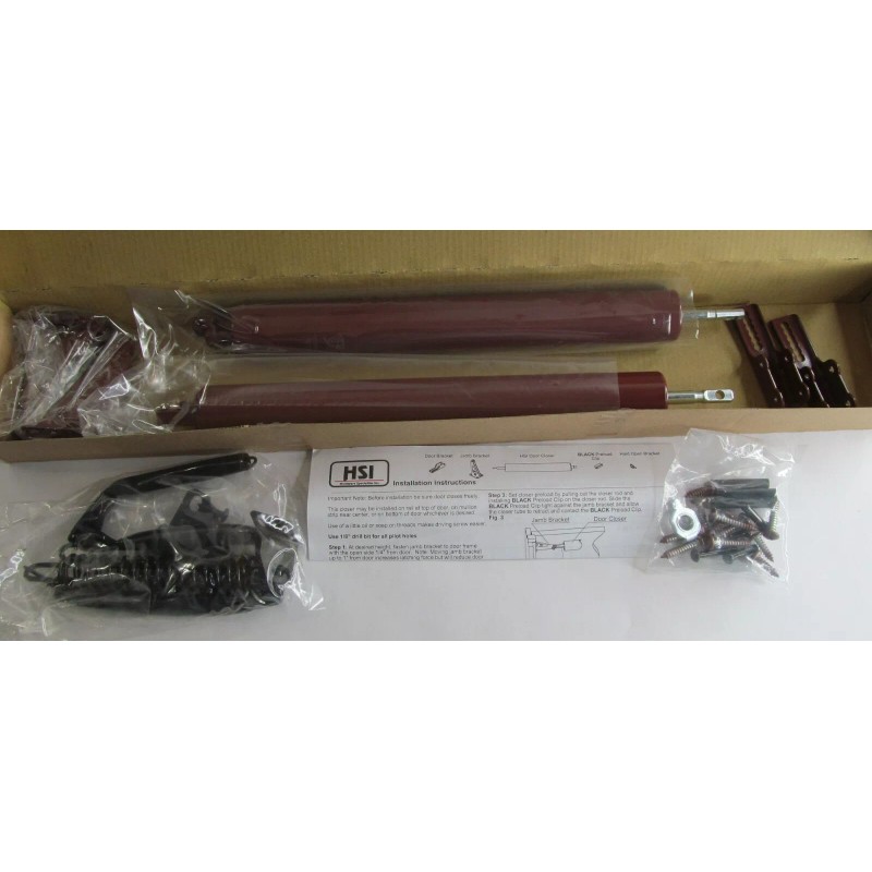 HSI NEW HSI STORM DOOR CLOSER DOUBLE CYLINDER SET/ KIT
