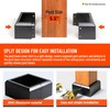 Uphode 6"x6" (Actual: 5.5"x5.5") Deck Post Base Cover Split, Aluminum