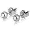 Titanium Earrings for Sensitive Ears,Titanium Stud Earrings for Women, Ball