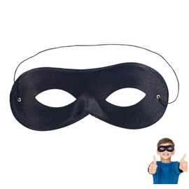 TK Group Timo Klingler Bandit Eye Mask Black Burglar Mask for Children and Adults for Fancy Dress and Carnival