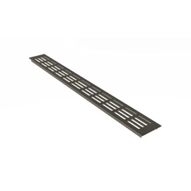 MS Fittings Ventilation Grille Plate/Heater Cover 60 mm x 200 mm Assorted Colours (Brown Anodised C4)