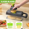 Vegetable Cutter, 16 in 1 Multifunctional Vegetable Cutter with 8