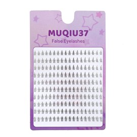 Pestañas Inferiores en Grupo, Extensiones de Pestañas Diy, 180 Piezas, 7 Mm, Aspecto Natural Y Fino, con Banda Transparente, Pestañas Postizas Individuales para La Parte Inferior (Mq201)