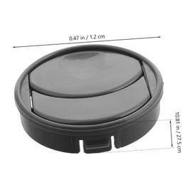 iplusmile Adjustable Air Vent Cover for Car Ac Brushed Plate Design Ceiling Exhaust Vent Hemispherical Deflector Outdoor Use