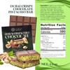 Dubai Chocolate Bar, Pistachio Chocolate Knafeh Bar -3.5 Oz, (100g)