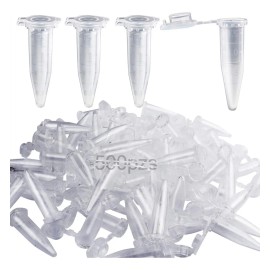 Micro Tubos Tipo Para Eppendorf 1.5 Ml Claros Bolsa 500pzs