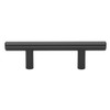 GlideRite Hardware 5007-64-MB-1 - Matte Black Solid Bar Handle Pull