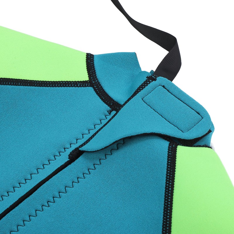 Kids Wetsuit Green Long Sleeve 2.5MM Warm Keeping UV Protection
