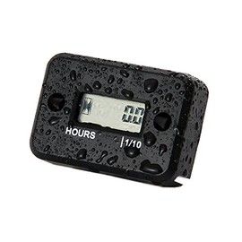 Induktiver StundenzäHler Wasserdichter BetriebsstundenzäHler FüR Dirt Quad Bike ATV Motorrad Schneemobil Motocross Pit Bike RasenmäHer Traktor LKW Trucklift