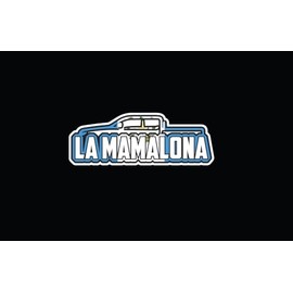 La Mamalona Decal Guatemala Flag Car Window Laptop Vinyl Sticker trokas Trucking Guatemalan Flag (3" x 9")