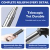 5-Piece Telescopic Back Scratcher Set, Stocking Stuffer Gadgets Gift Box,
