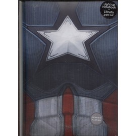 Capitan America Light-Up Notebook (SD Toys SDTMAR20412)