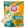 Arm & Hammer Sensitive Fresh Scent 5-IN-1 Power Paks, 42