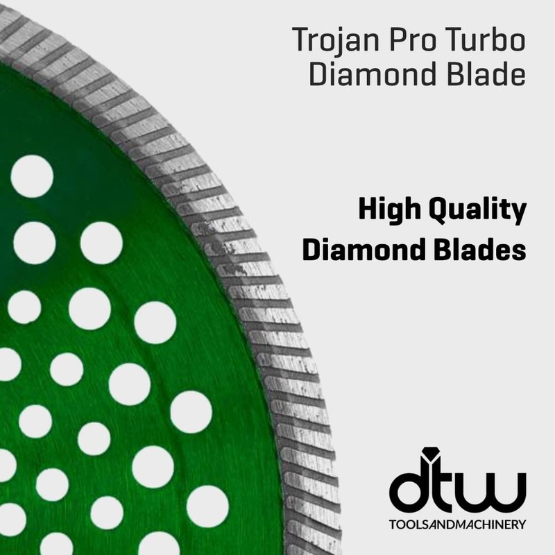 Trojan Pro Turbo 230mm Diamond Cutting Blade