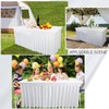 48" L x 24" W x 30" H | White
