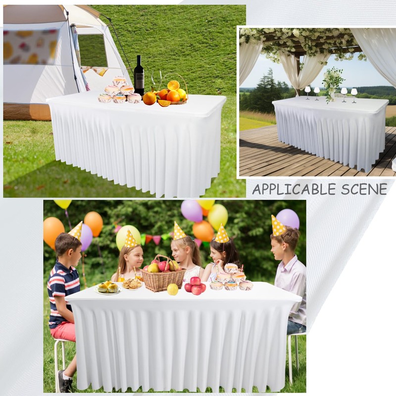 48" L x 24" W x 30" H | White