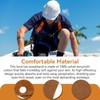 Big Hard Hat Sweatband, Hardhat Liner Sweat Band with Snap