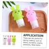IWOWHERO 3pcs Leak Shampoo Bottle Travel Toiletries Bottles Lotion Squeeze