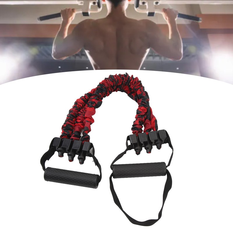 Chest Expander Adjustable Latex Nylon 3 Tube Chest Expansion Muscle