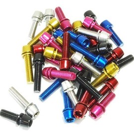 FF-R ステンレスカラーボルト・M5×15・6本入 [TL-109F-515] ブラック