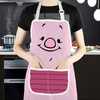 CMNIM Pigl-t Gifts Pigl-t Face Adjustable Apron With Pockets for