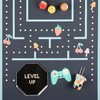 Meri Meri Level Up Retro Video Game Party Plates (Pack