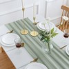 Aoksunova Chiffon Table Runner, Green Table Runner, Sage Green Fabric,