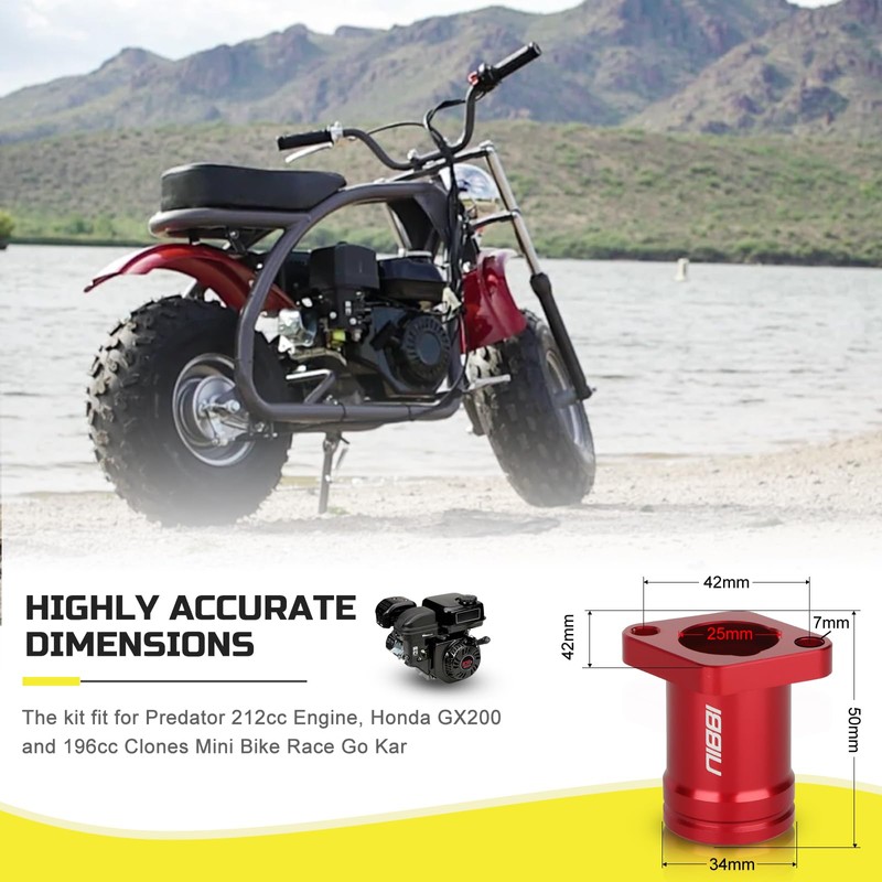NIBBI PE24 Carburetor Kit 24mm for Predator 212cc 196cc 224cc