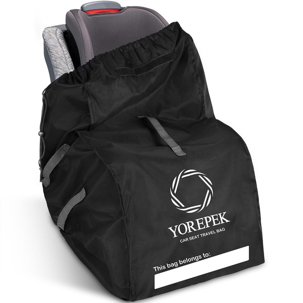 YOREPEK Car Seat Travel Bag Backpack, Universal Car Seat Bags