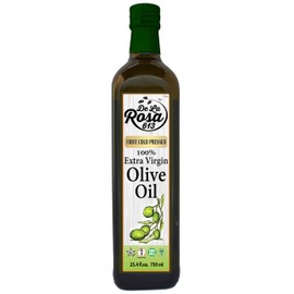 De La Rosa Grape Seed Oil & Extra Virgin Olive Oil, 100% Pure, Raw & Unfiltered, Vegan, Kosher, Non-GMO & Gluten Free, Great for Salad Dressings, Marinades & More 25.4 Oz (Pack of 2)