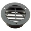 Kaper II L12-0018 Black Fits 3" hole Trailer Vent Cover,1