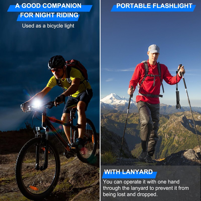 Banral Rechargeable Magnetic Flashlights High Lumens, Super Bright LED Powerful