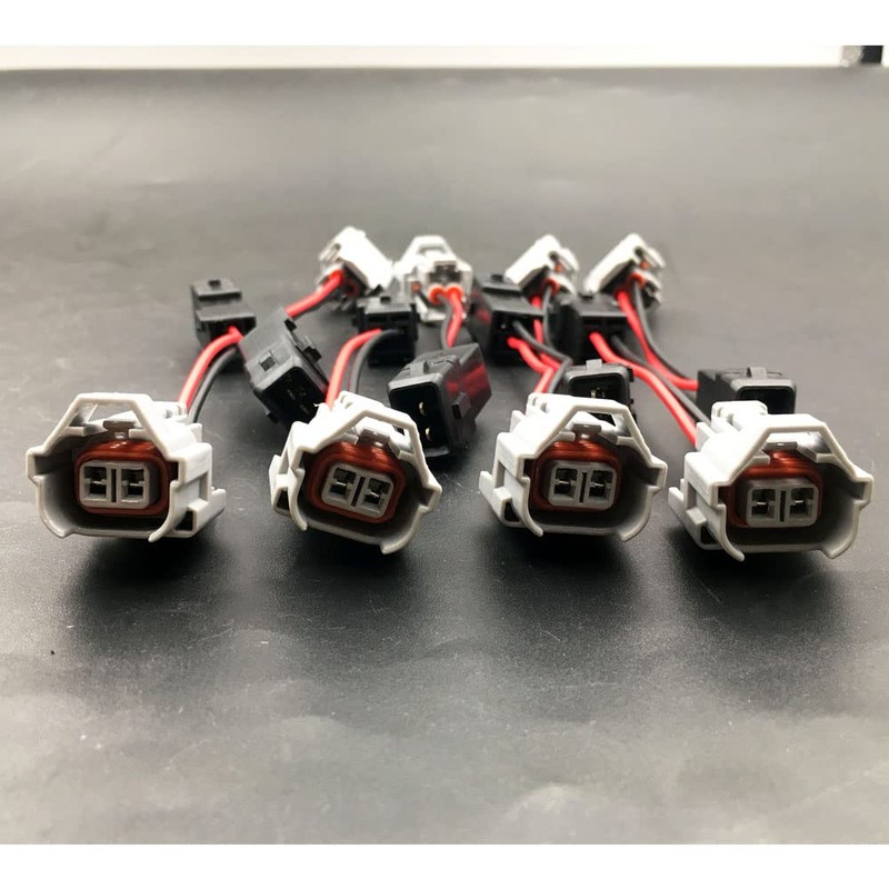 8 adaptadores PnP para inyector de combustible, cableado para denso
