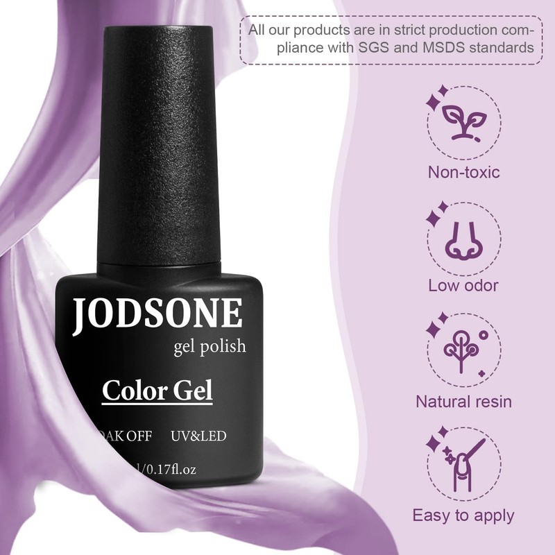 JODSONE Gel Nail Polish Kit 60 PCS with U V