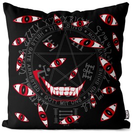 VOID Hellsing Eyes Kissenbezug Kissenhülle Outdoor Indoor Vampir Anime Manga, Kissen Größe:40 x 40 cm