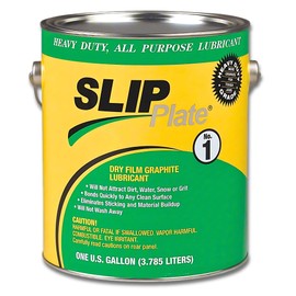 Slip Plate No. 1 Dry Graphite Lubricant – Industrial Friction Reducer for Metal, Wood & Concrete | High-Temp –75°F to 450°F | Rust & Wear Protection 1 Gallon
