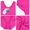 Aquarti Ladies Ballet Leotard Short Sleeve Gymnastics Dance Bodysuit Pink