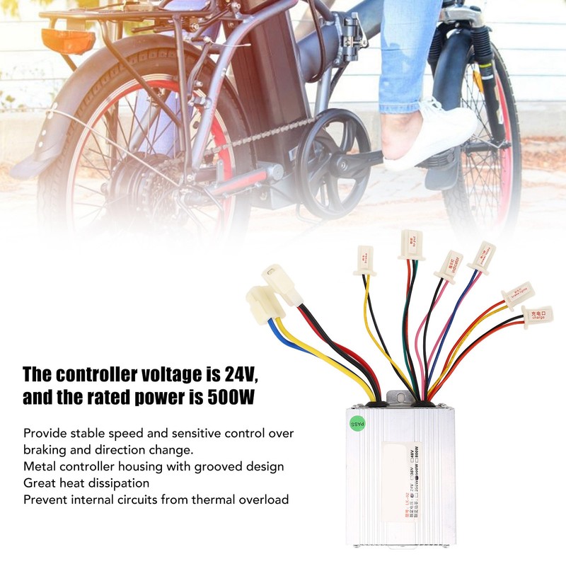 24V 500W Brushed Controller Foot Pedal Front Lamp Lamp Switch