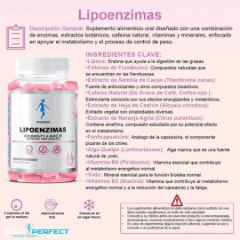 Suplemento Reductivo Con Lipoenzimas 90 Cáps Body Perfect