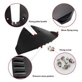 Marine Outboard Hydrofoil, Hydrofoil Stabilizer Professional Fin Stabilizer for Outboard Engine Boat