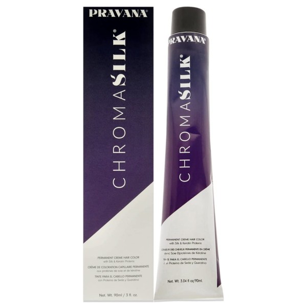 Pravana ChromaSilk Creme Hair Color - 6.37 Dark Golden Violet Blonde Unisex Hair Color 3 oz,pra19-6-37