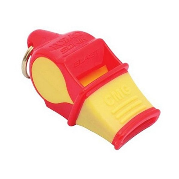 Fox 40 Sonik Blast CMG Whistle, Red/Yellow