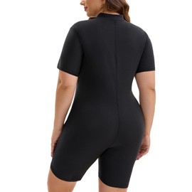 FESTYLES Sauna Suit for Women Jumpsuit Waist Trainers Belly Fat Workout Sweat Suit Full Body, S