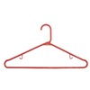 NAHANCO Plastic Tubular Hangers - Shoulder Indents - 16 3/4"