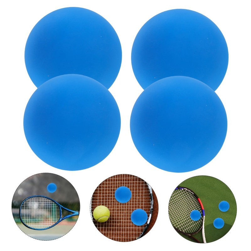 Gatuida 4 Pcs Rubber Squash Balls for Training Lightweight Bouncy