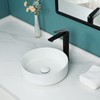 Davivy 14'' Round Vessel Sink with Pop Up Drain,Bathroom Vessel