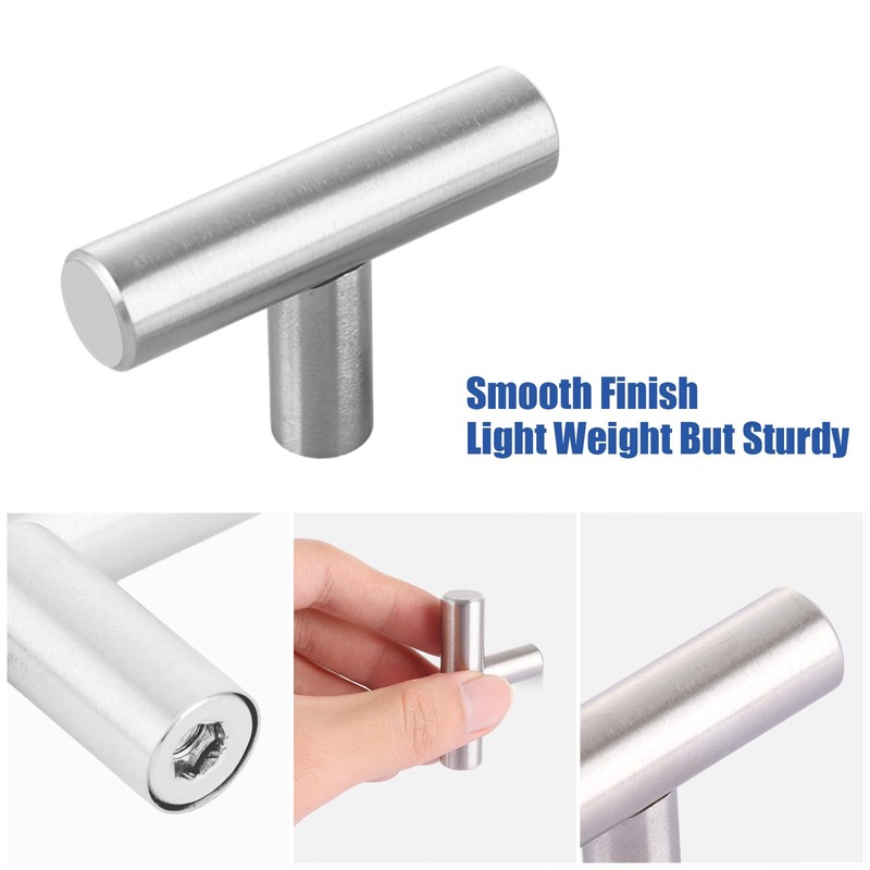 MEIDIV 32 Pack Kitchen Door Handles, Kitchen Cupboard Handles, Single