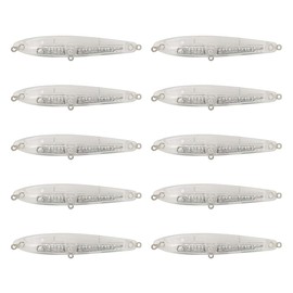 Orurdo Fishing Tackle DIY Series Unpainted Lure Heavy Sinking Pencils (Set of 10) qm100003a10n0