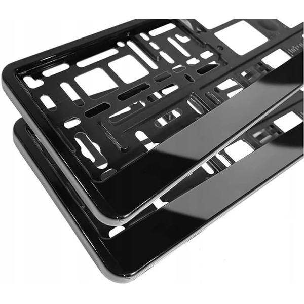 2X UK Number Plate Holder - Pair Car Fixings Registration